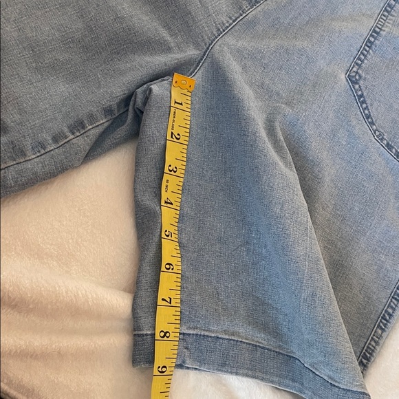 Vintage 90s Y2K Lightweight Denim Shorts – Alia – Size 10 - Picture 11 of 12